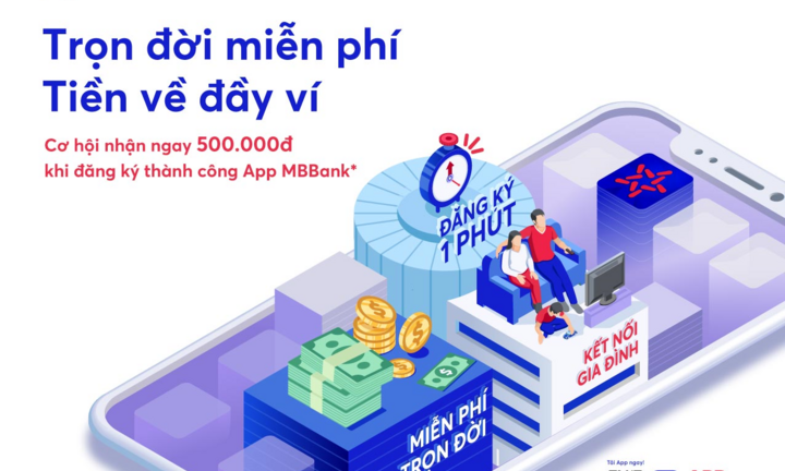 MB ra mắt App MBBank phiên bản mới với tổng giá trị ưu đãi lên đến 2 tỷ đồng